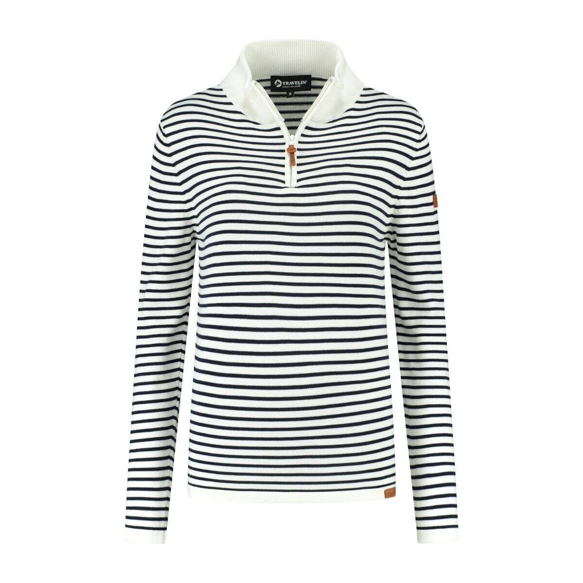 Travelin' Nacka White Damen Pullover