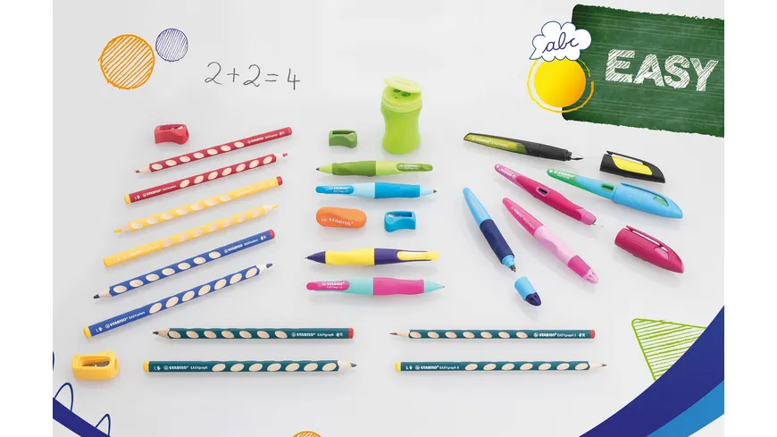 STABILO® EASYergo Ergonomischer Druckbleistift  1.4mm neonlimonengrün/aquamarin