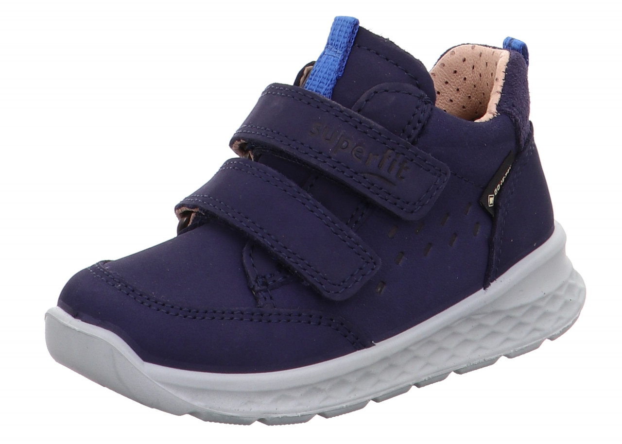 BREEZE - Blau/Hellblau Sneaker low mit Klettverschluss