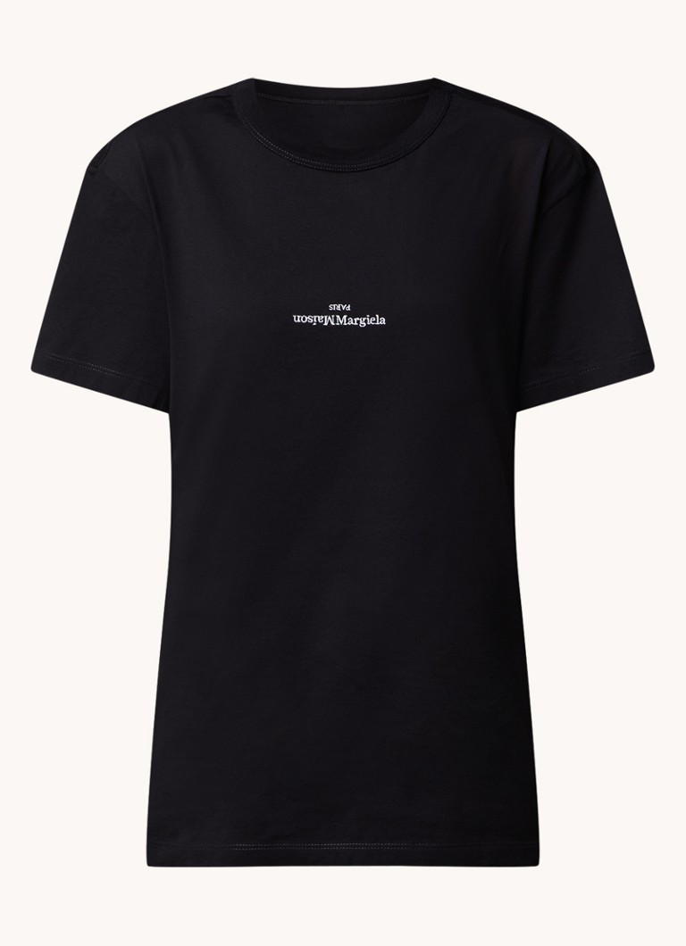 T-shirt Maison Margiela con logo ricamato