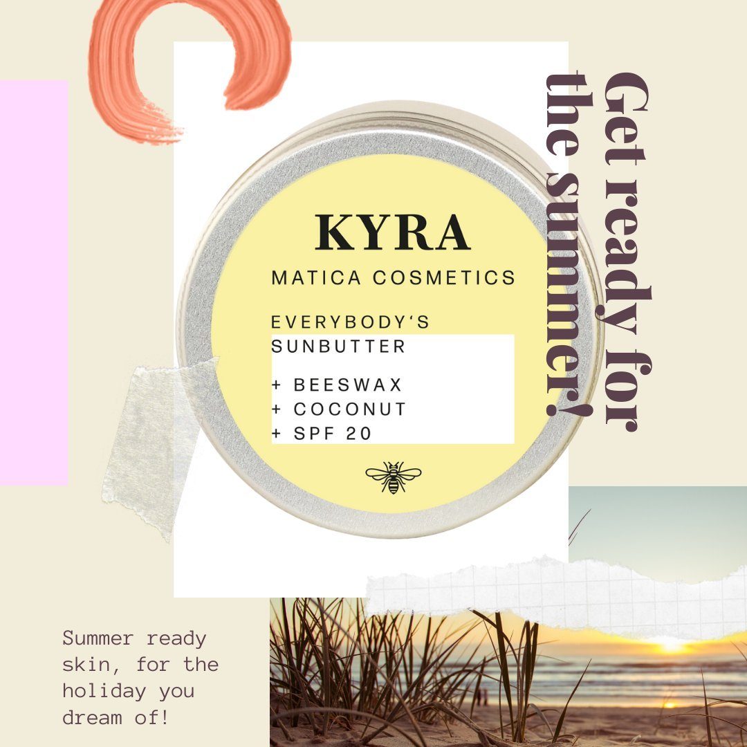 Matica Cosmetics After Sun KYRA Sun Butter Kokos Sonnenbutter UV-Schutz