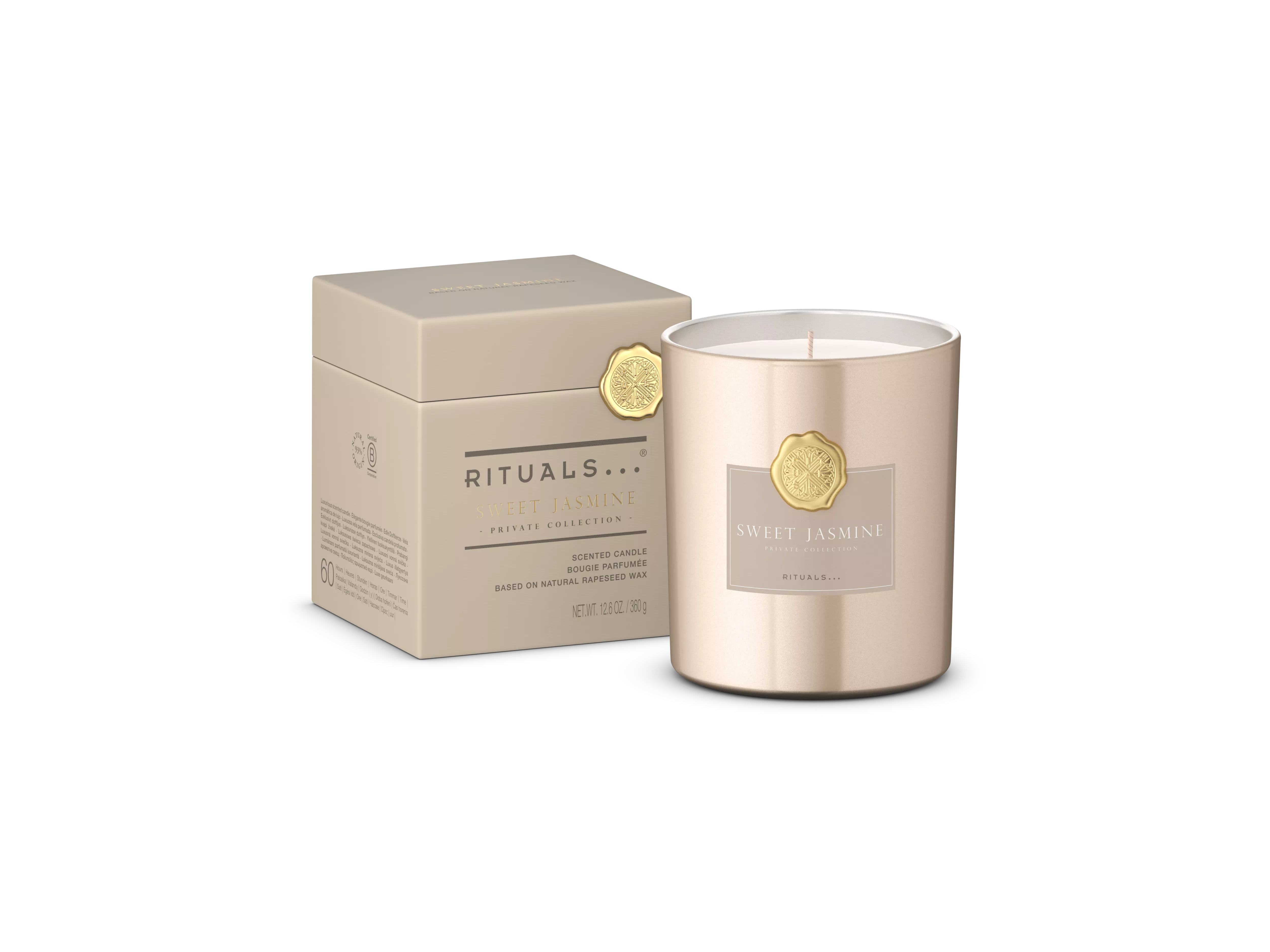 Bougie parfumée au jasmin doux