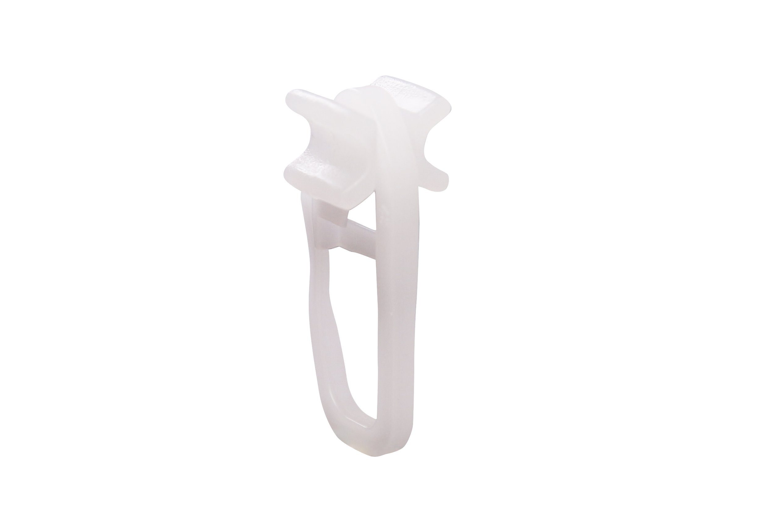 Gardinengleiter X-Gleiter, Deco-Raum, mit Faltenlegehaken für Gardinenschienen, (50-St), für 6mm Innenlaufschienen Laufschienen Schlaufengleiter