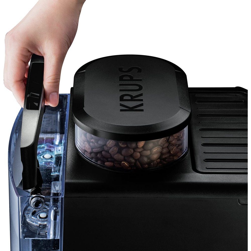 Krups Kaffeemaschine mit Mahlwerk EA8170 - Kaffee-Vollautomat - schwarz