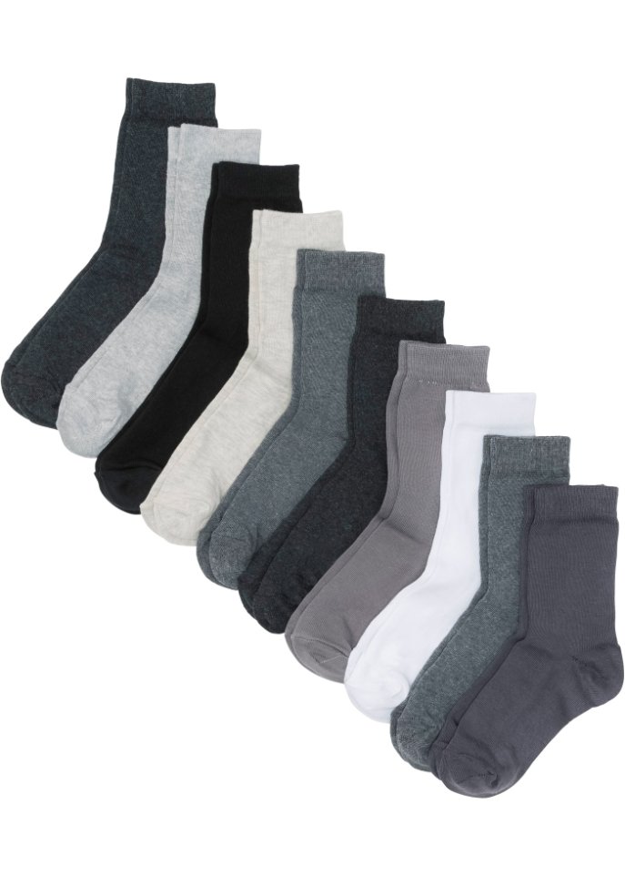 Socken Basic (10er Pack) mit Bio-Baumwolle