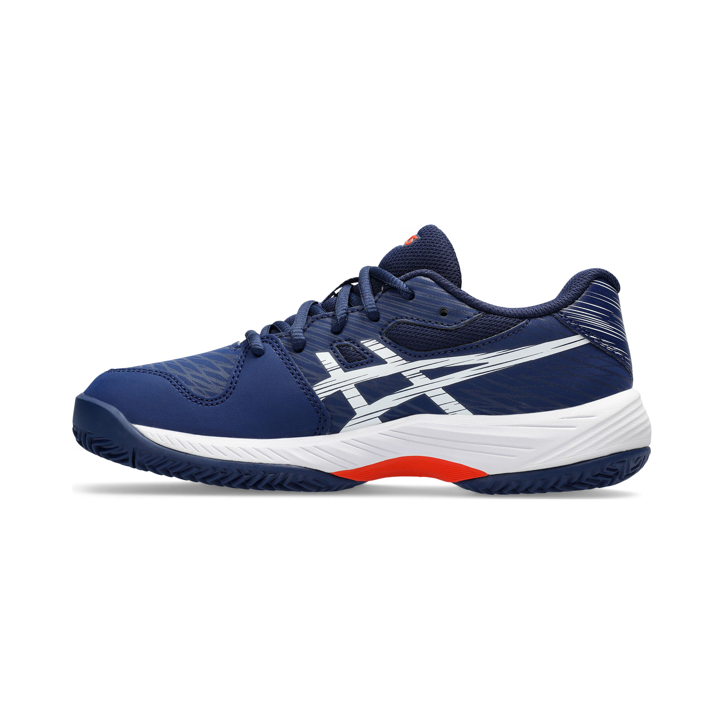 Gel-Game 9 GS Sandplatzschuh Kinder - Dunkelblau, Silber
