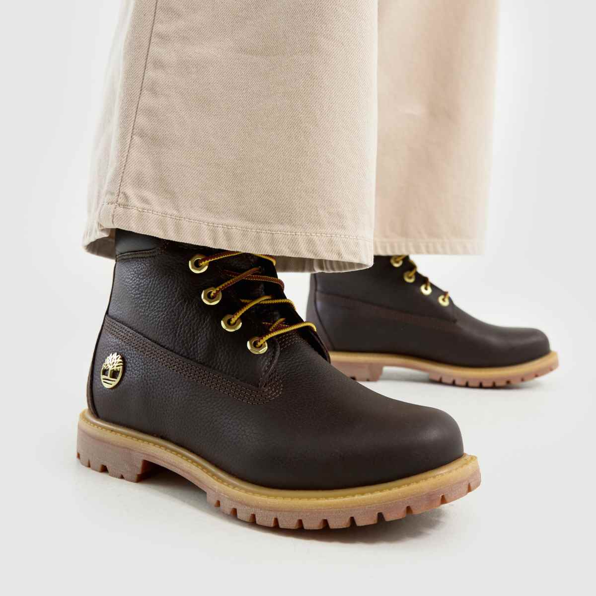 Timberland – Premium 6-tums stövlar i mörkbrun
