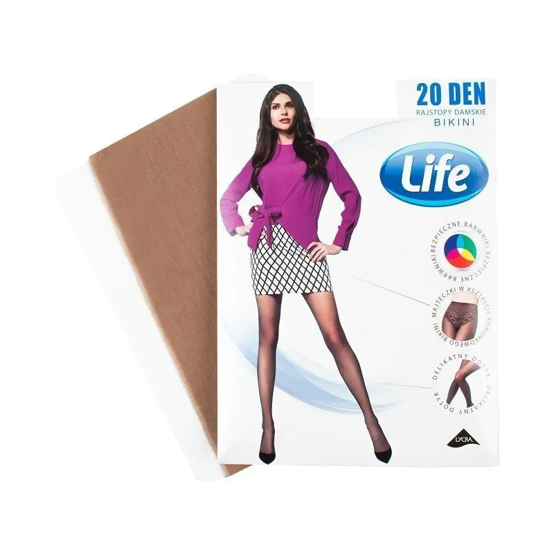 Бикини хулахопке Life 20 Den Claro величина 2