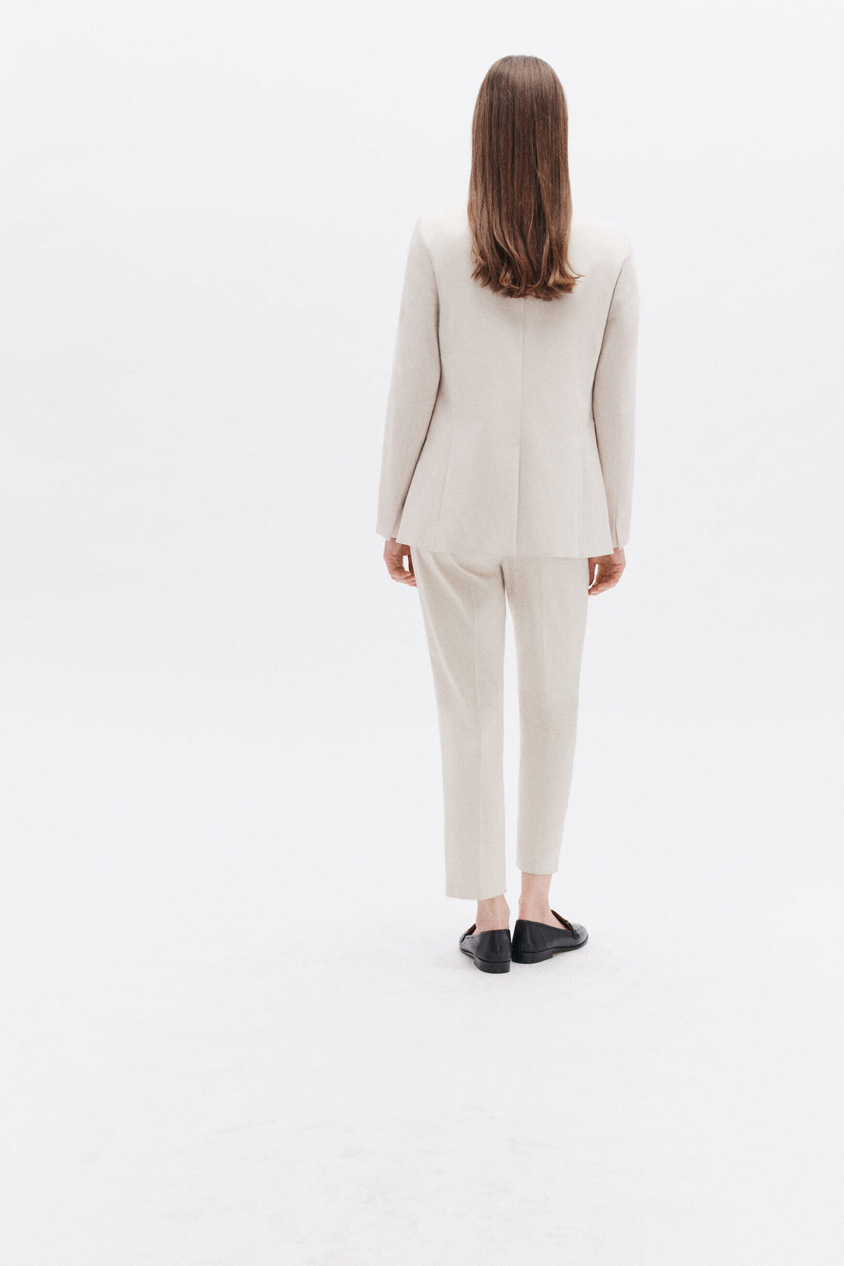 Veste violette beige femme