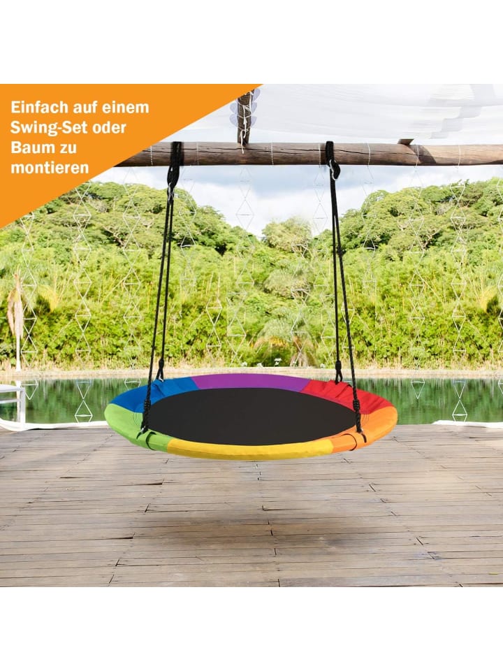 COSTWAY Nestschaukel φ100cm in Bunt günstig kaufen onesize