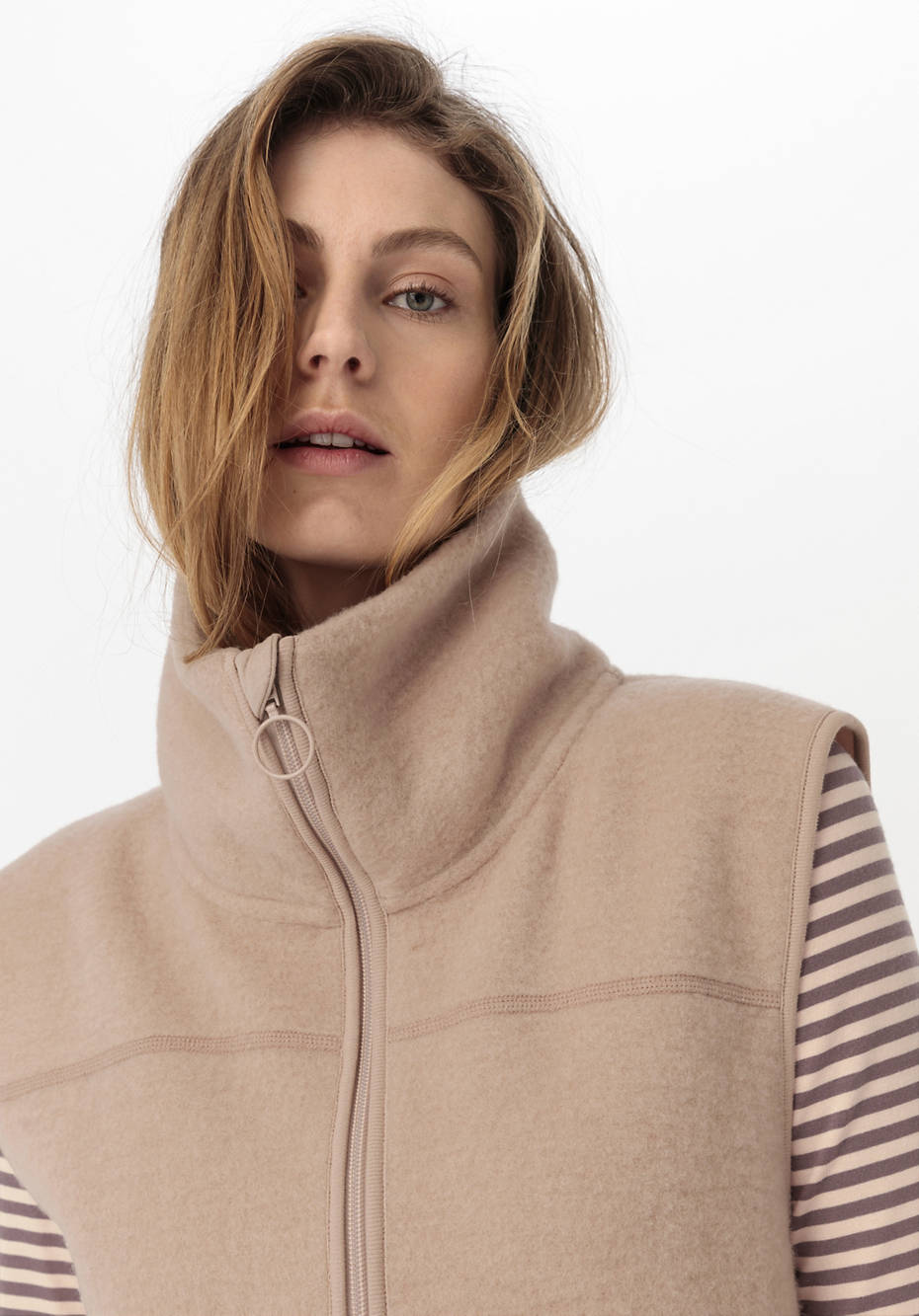 Wollfleece Weste aus reiner Bio-Merinowolle
