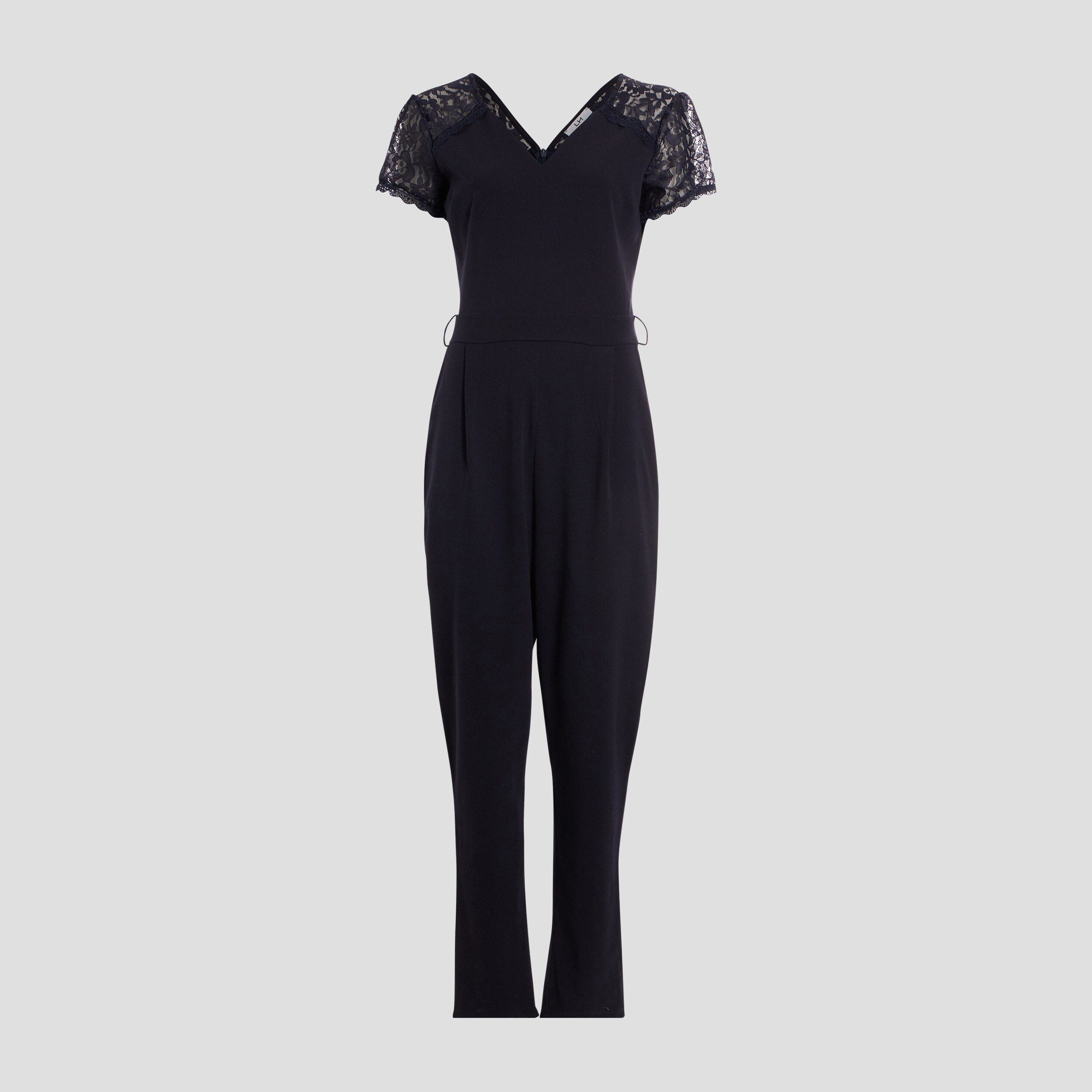 Combinaison pantalon ajustée bleu marine femme | La Halle