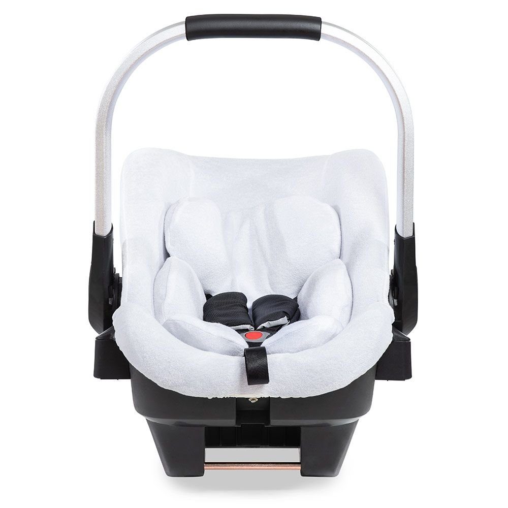 Hauck Autokindersitz Hauck Sommerbezug für Babyschale iPro Baby - Weiß, Sommerbezug für Babyschale iPro Baby weich, atmungsaktiv