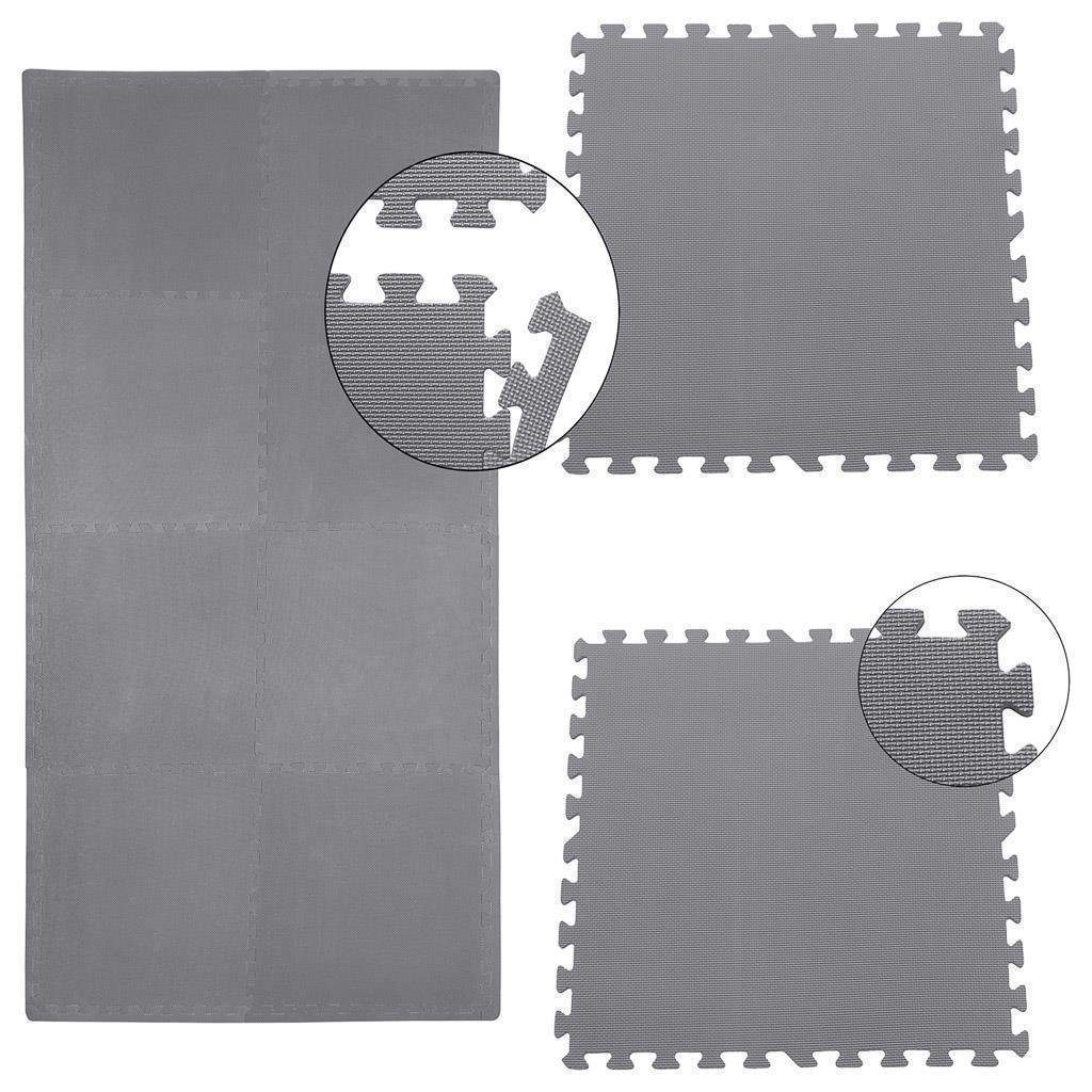 Sporttrend 24 Bodenmatte 18 x + 36 Endstücke (30x30cm) grau