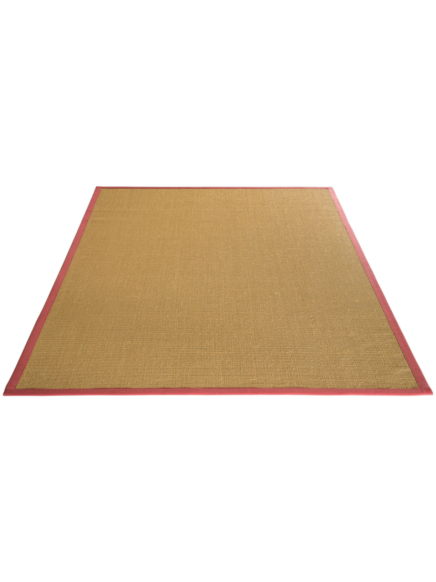 Aruba Nature Sisal-Teppich, Fuchsia