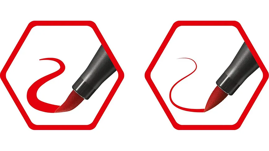 STABILO® Premium-Filzstift mit Pinselspitze für variable Strichstärken - STABILO Pen 68 brush - Einzelstift - ultramarinblau ultramarinblau