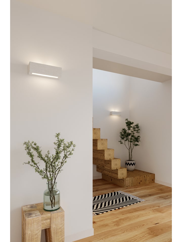 Nice Lamps Wandleuchte VEGA in Keramik weiß rechteckig moderne lampe E27 LED NICE LAMPS günstig kaufen onesize