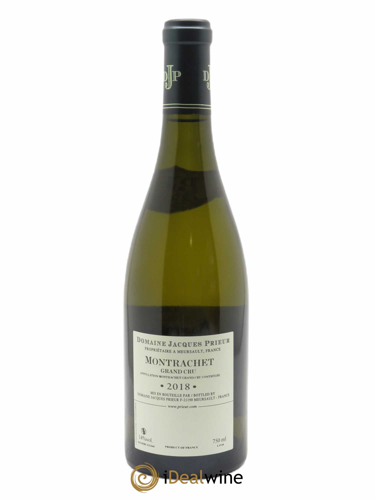 Montrachet Grand Cru Jacques Prieur (Domaine)  2018 - Lot de 1 Bouteille