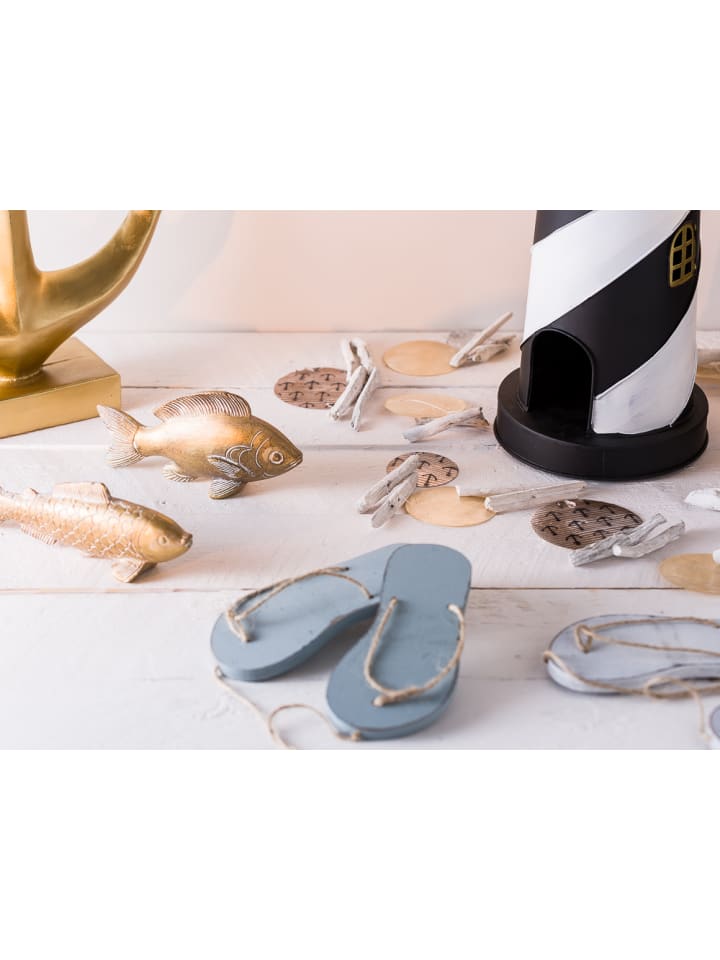 Boltze Maritime Deko Girlande ANKER und TREIGHOLZ Streifen 180 cm günstig kaufen onesize