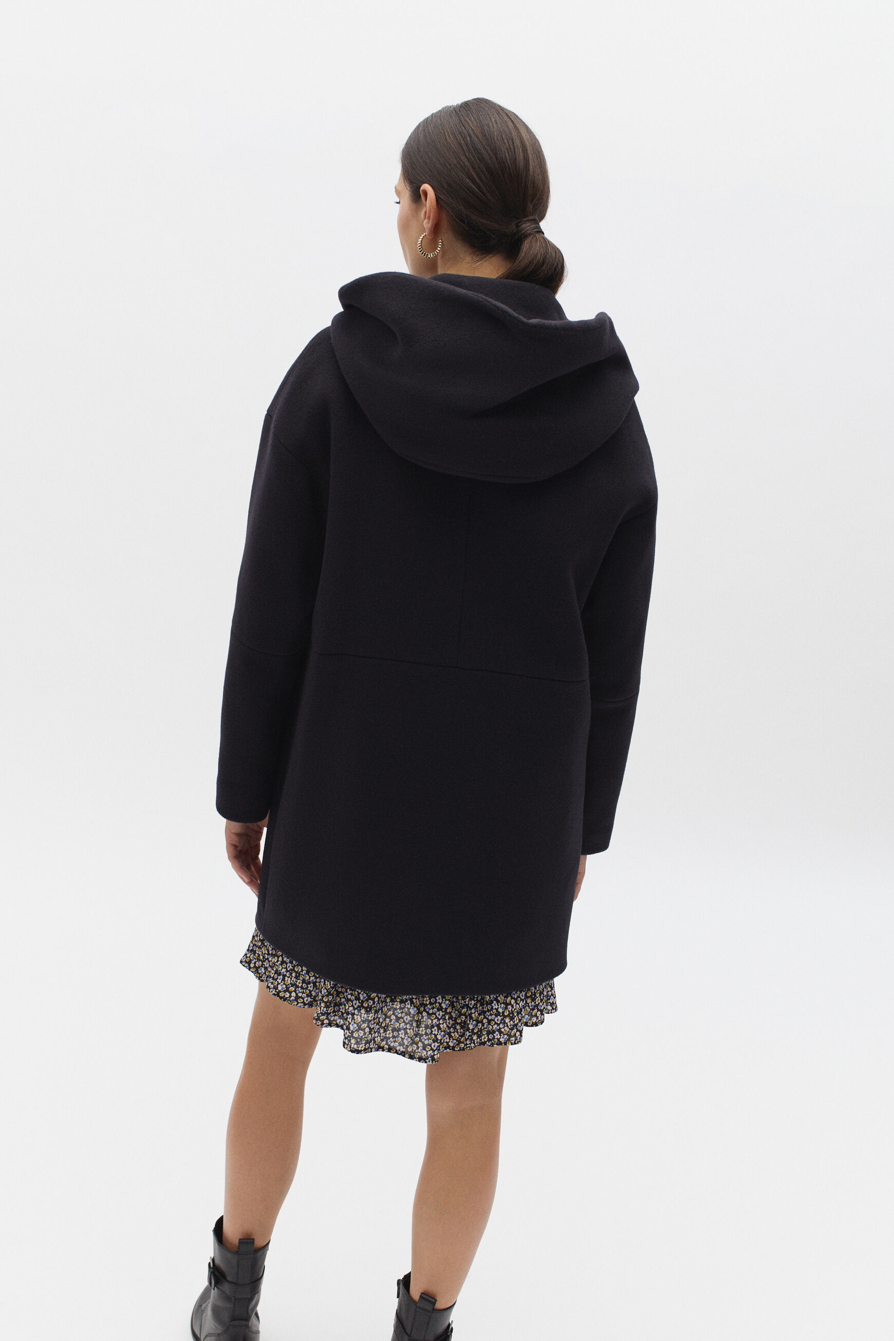 manteau lonzac bleu marine femme
