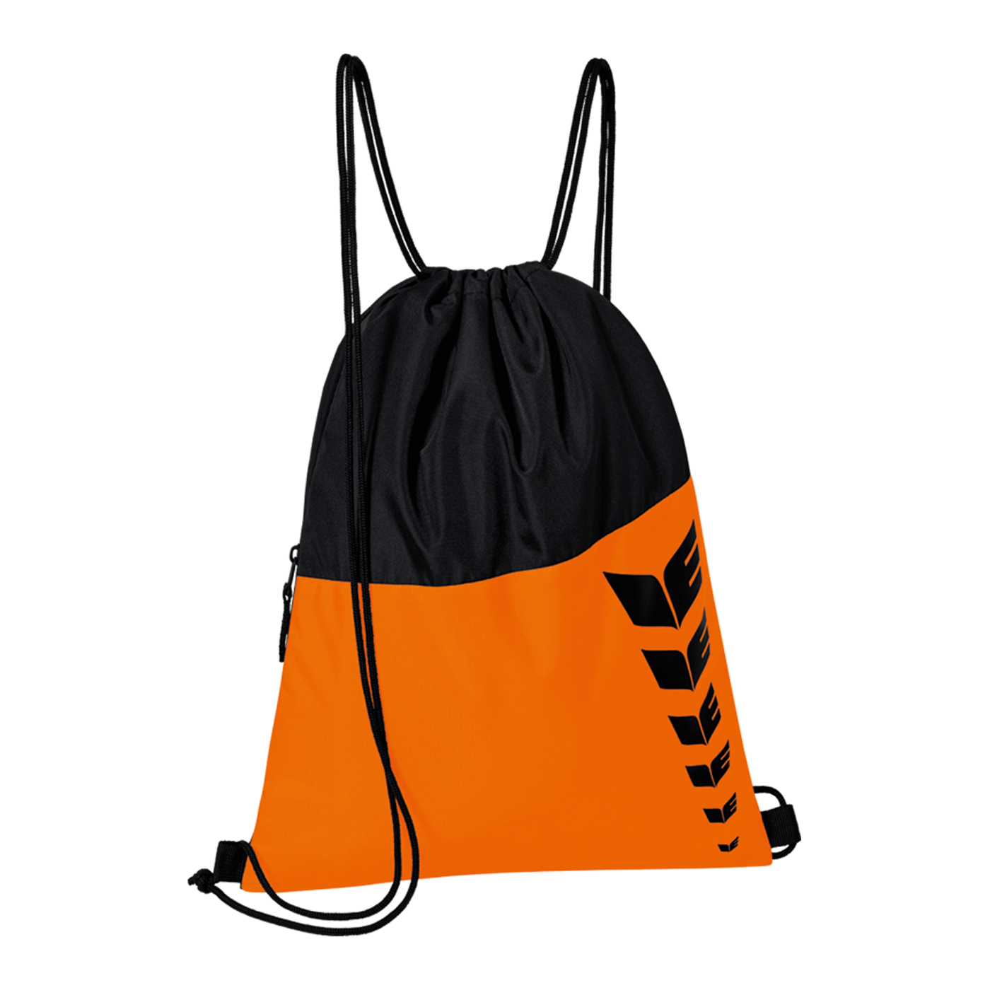 Erima Six Wings Gymsack Orange Schwarz