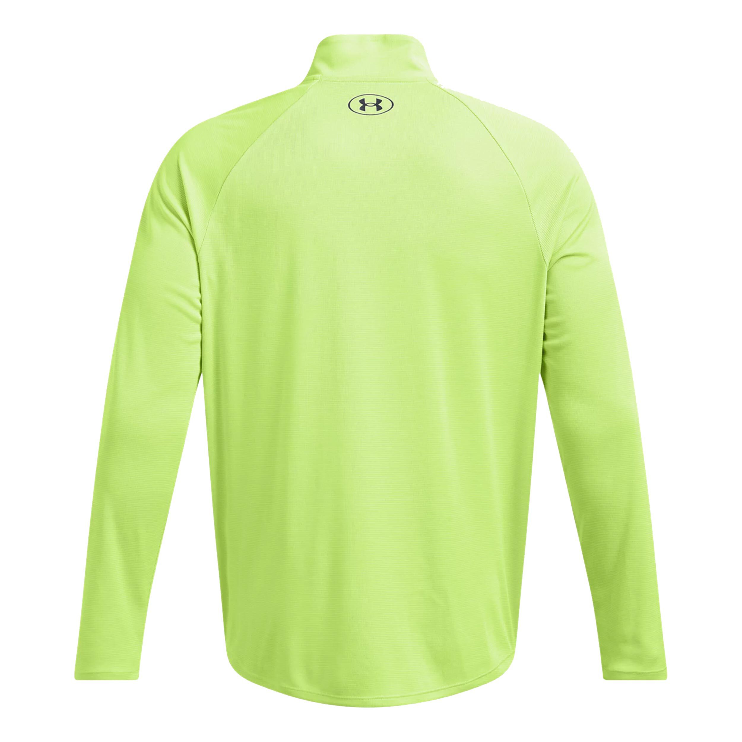 Tech Textured 1/2 Zip Longsleeve Herren - Grün