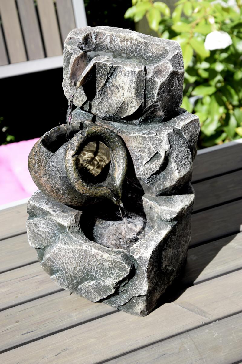 dobar Design-Zimmerbrunnen in Steinoptik