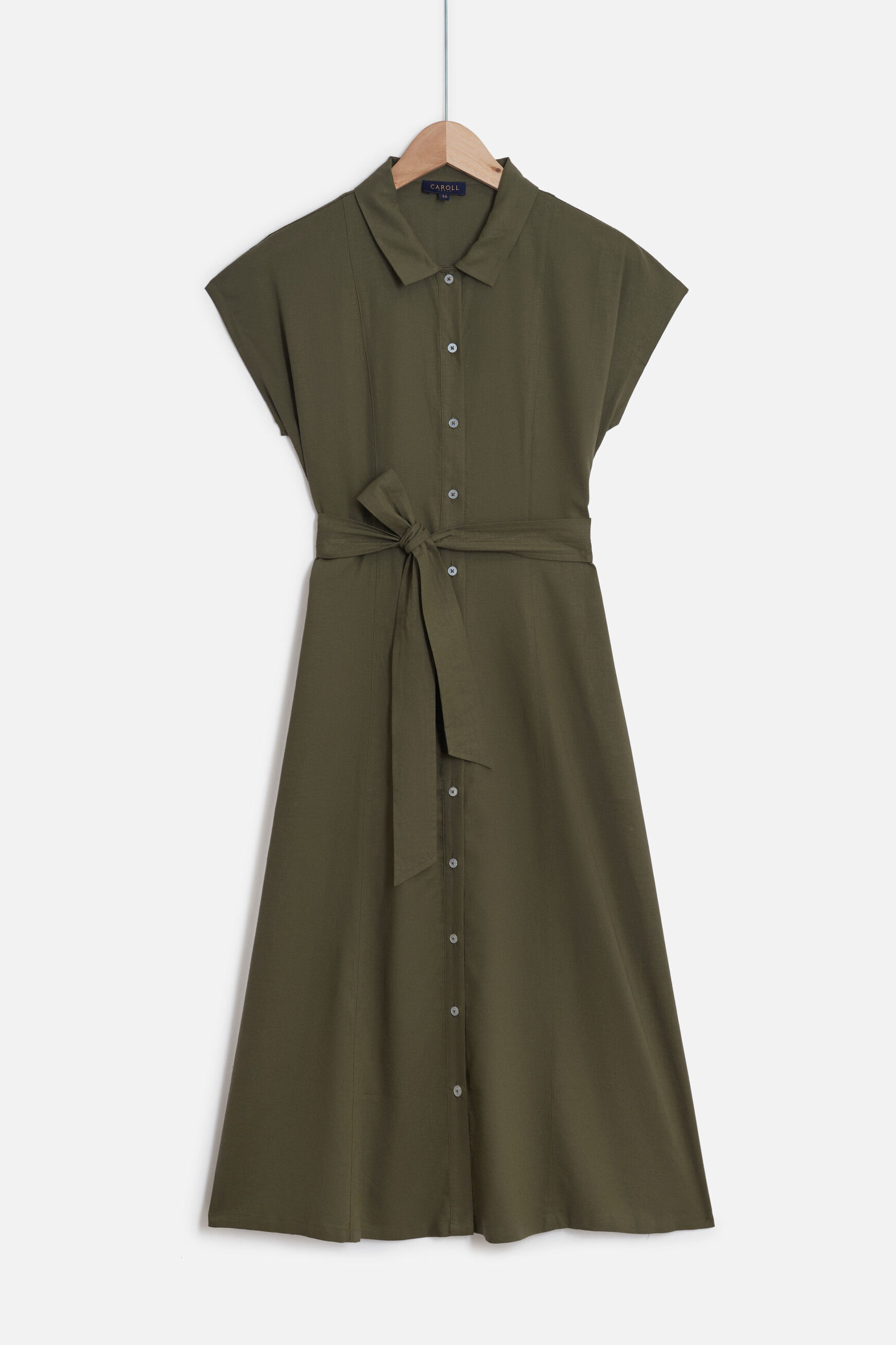 robe melinda vert kaki femme
