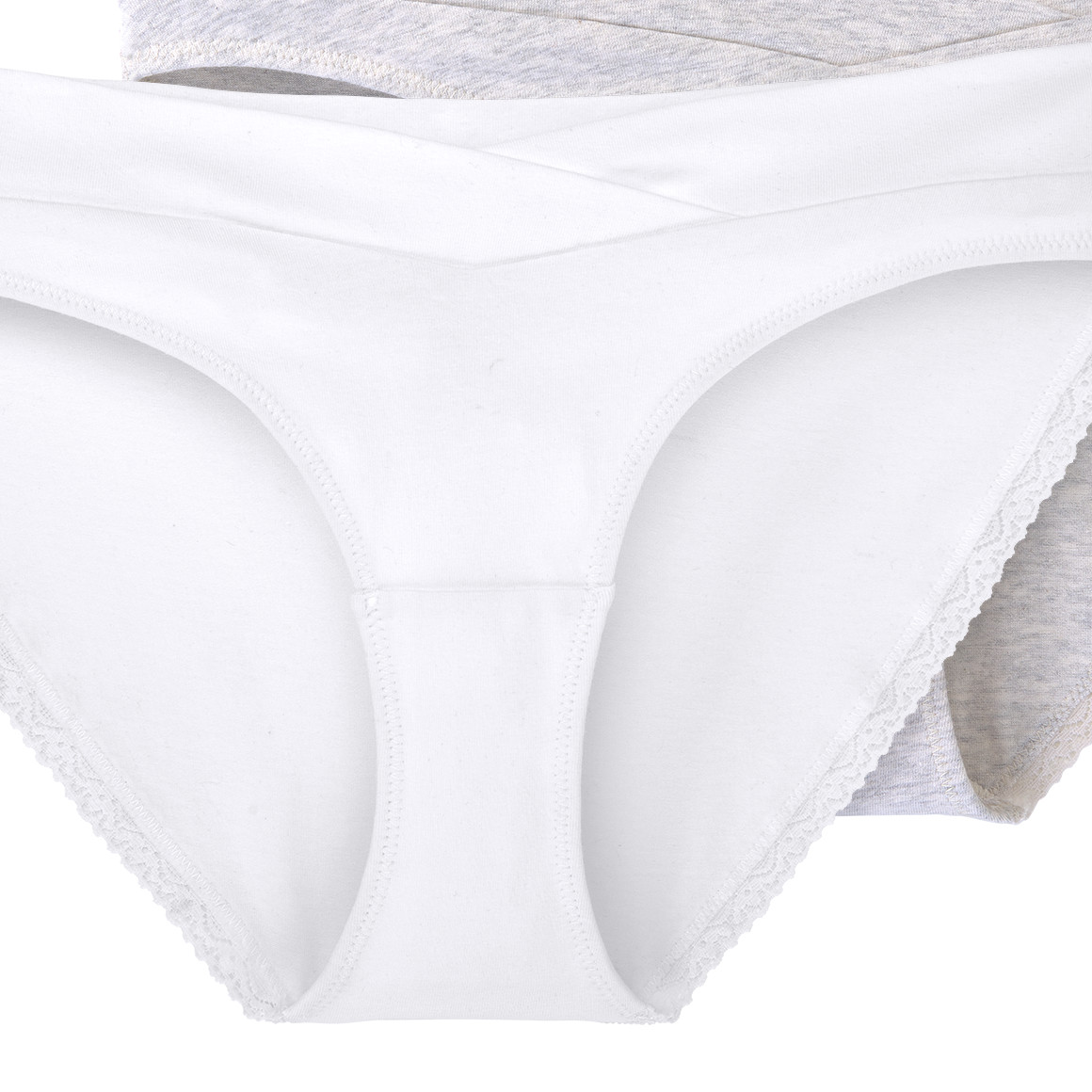 3 Damen Umstands-Slips mit Bio-Baumwolle