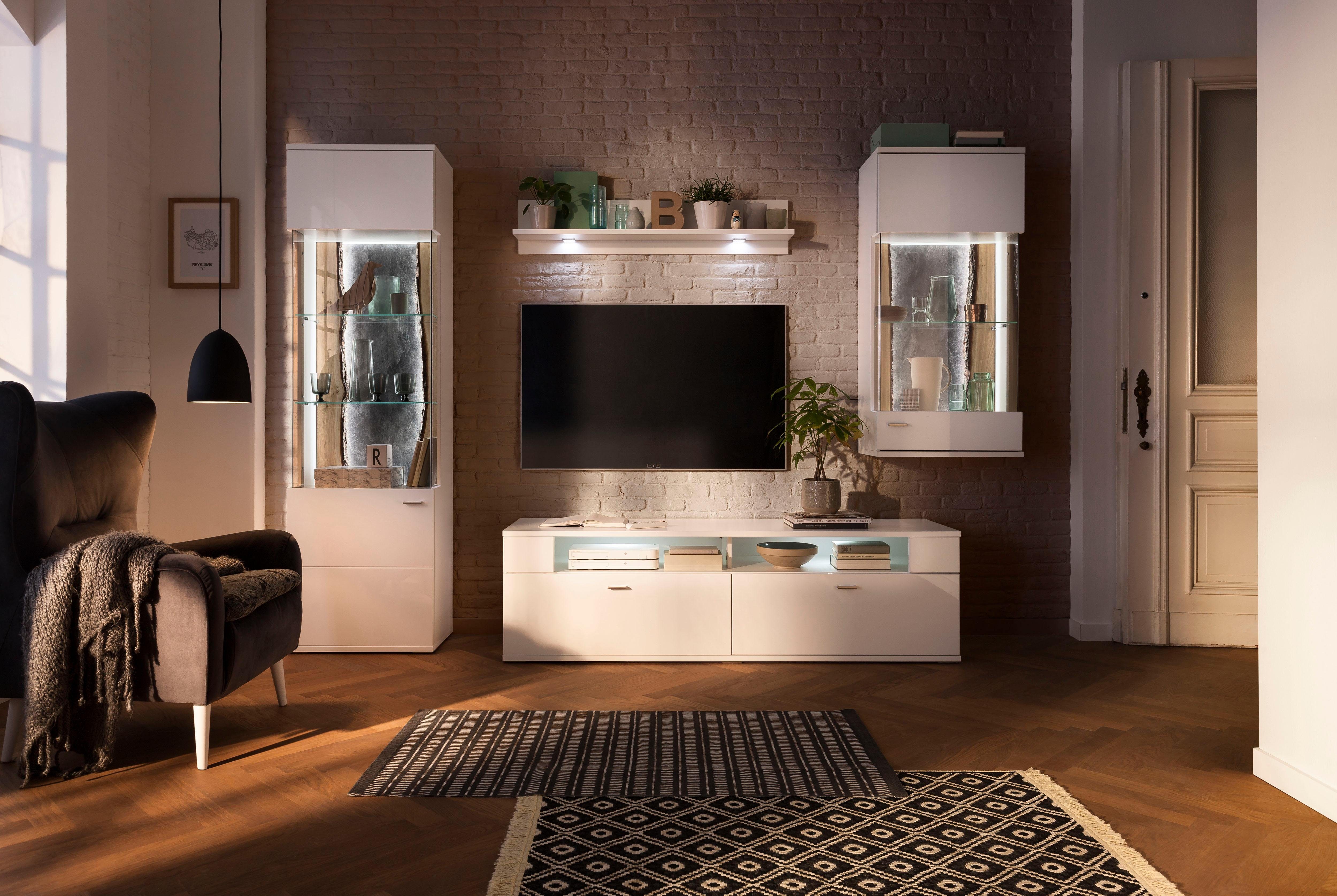 set one by Musterring Wohnwand TACOMA, (Set, 4-St), Typ 04, mit Hängevitrine