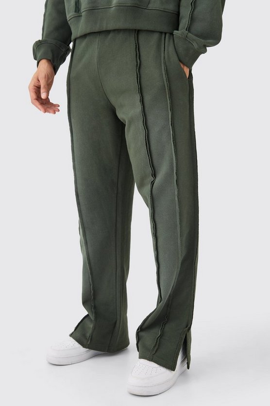 Relaxed Raw Seam Spray Wash Joggers