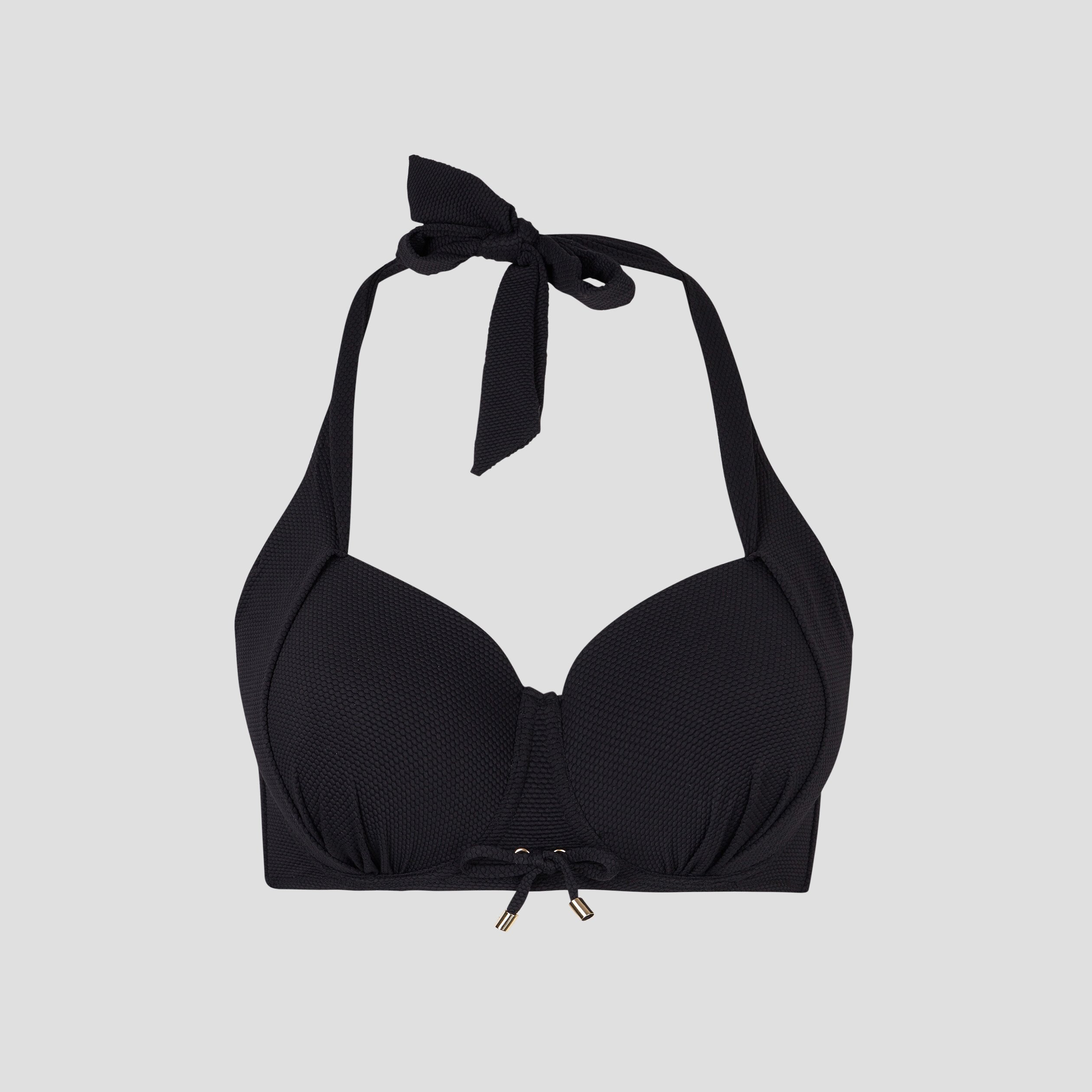 Haut de maillot de bain noir femme grande taille | La Halle