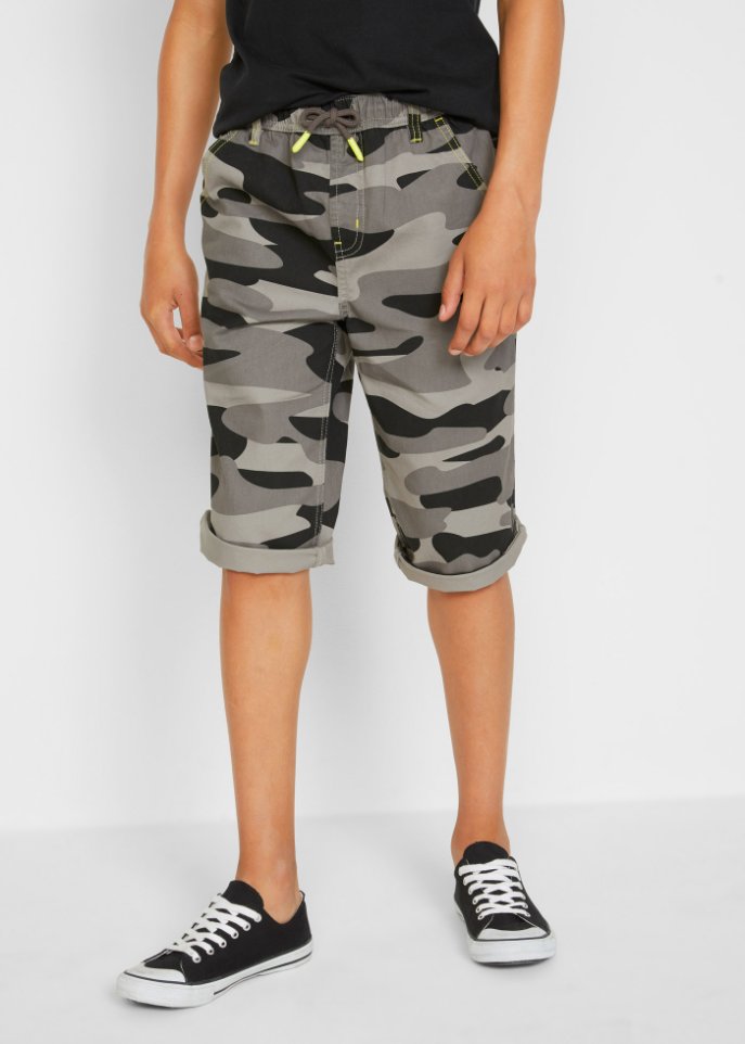 Jungen Bermuda mit Druck, Regular Fit