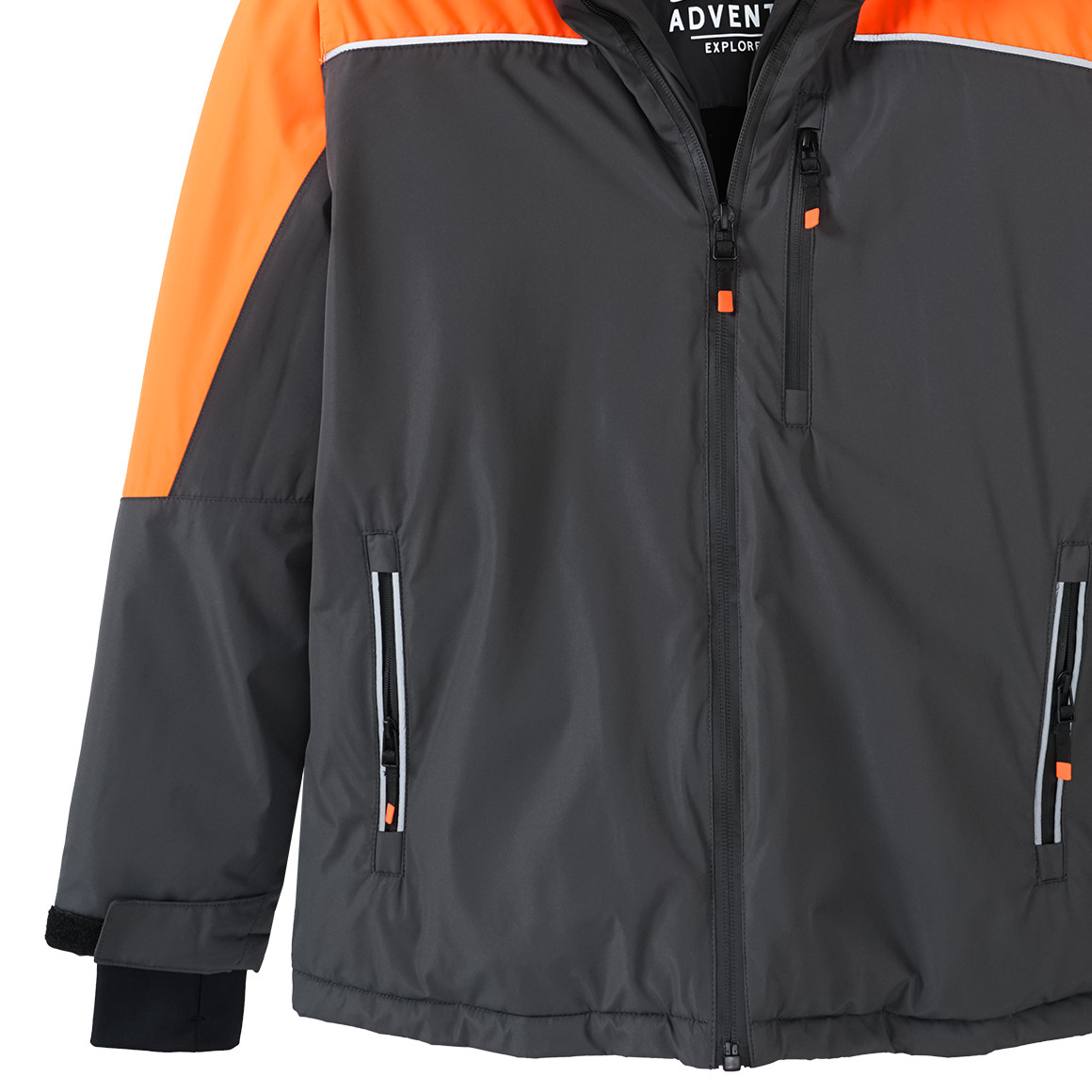 Jungen Schneejacke mit Schneefang