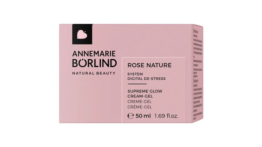 ANNEMARIE BÖRLIND ROSE NATURE Supreme Glow Cream-Gel 50 ml