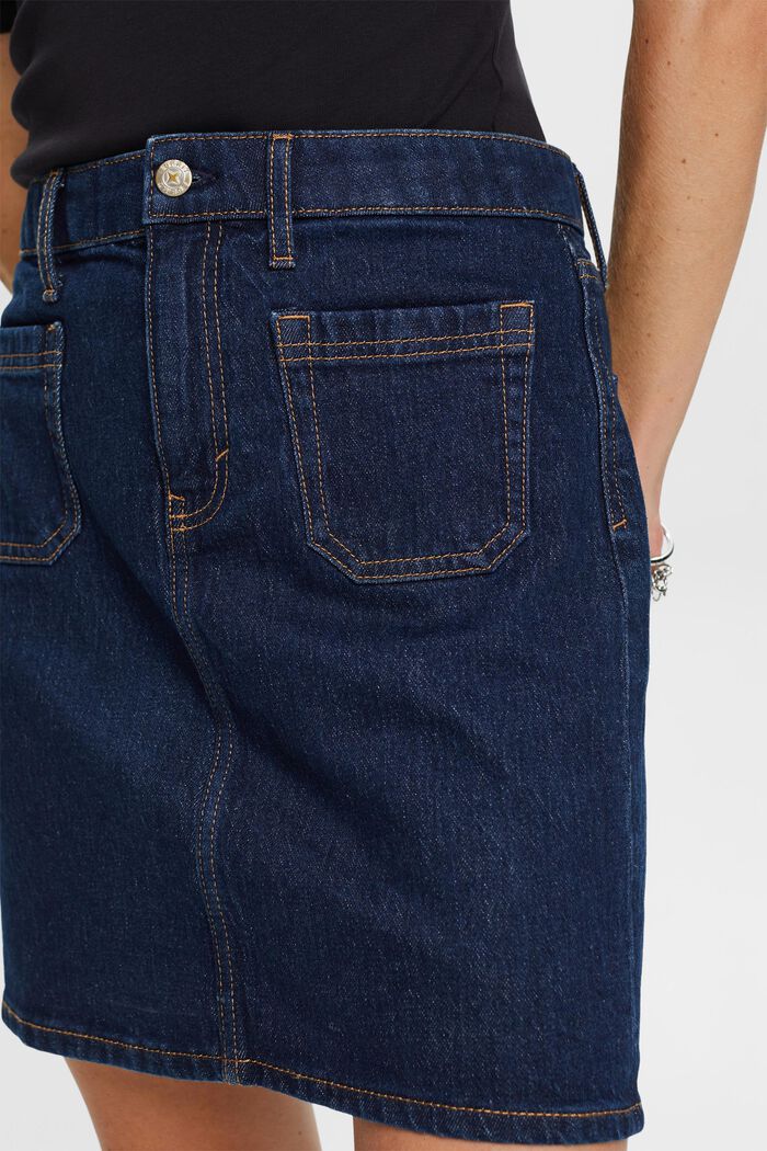 Recycelt: Jeans-Minirock