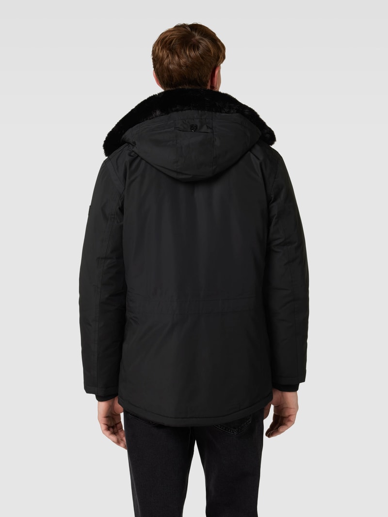 Funktionsjacke mit Reißverschlusstaschen Modell 'HALIFAX' in schwarz