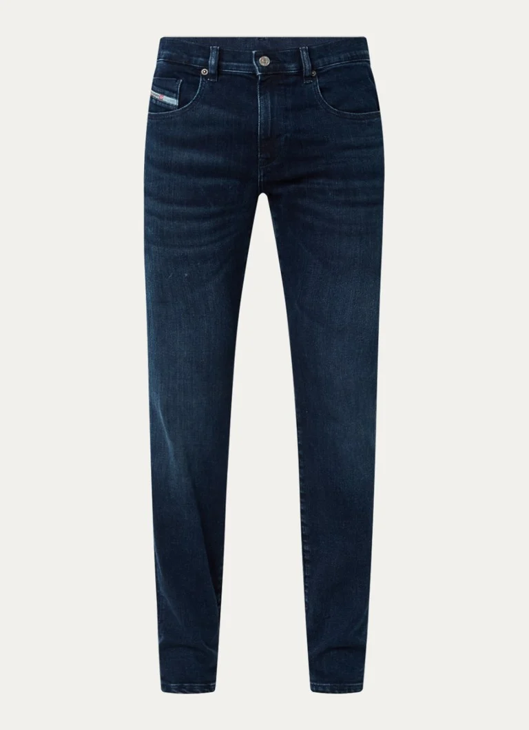 Vaqueros slim fit D-Strukt de Diesel, spălare închisă la culoare