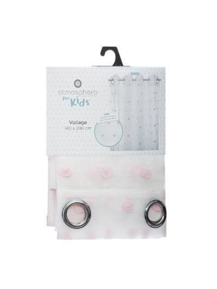 Atmosphera Créateur d'intérieur Fenstergardine in rosa günstig kaufen onesize