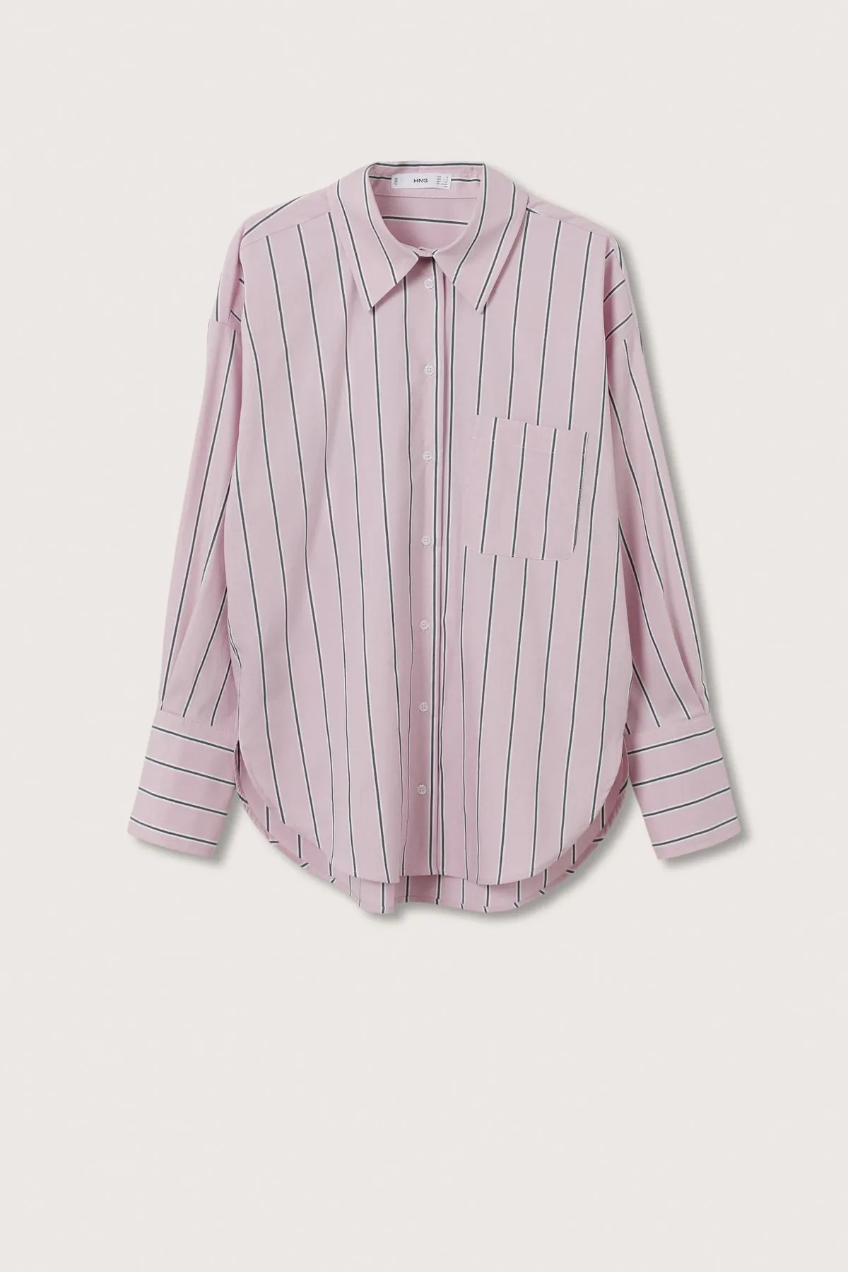 MANGO  Hemd - Rosa - Regular Fit