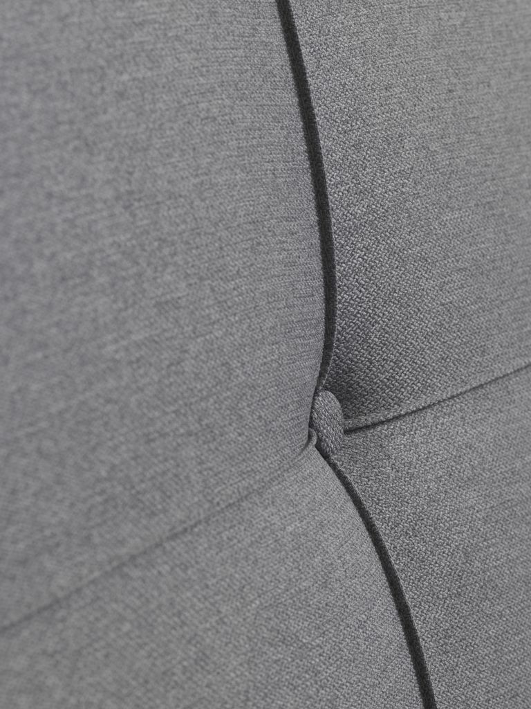 Canapé-lit OREVAD, tissu gris foncé OREVAD