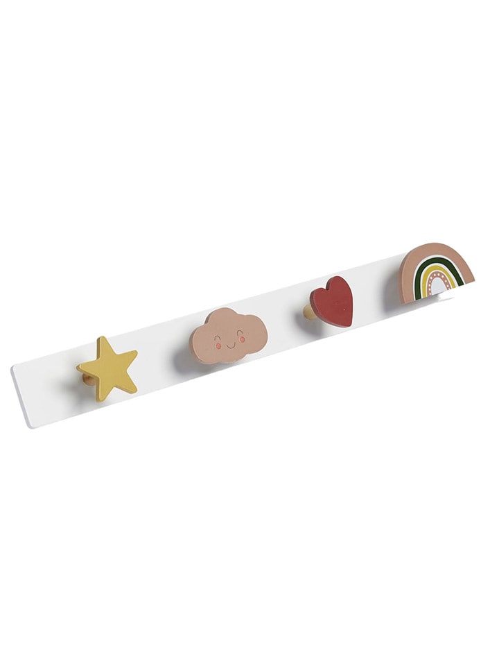 Factory Garderobe in Weiß/ Bunt - (B)60 x (H)8 cm günstig kaufen onesize
