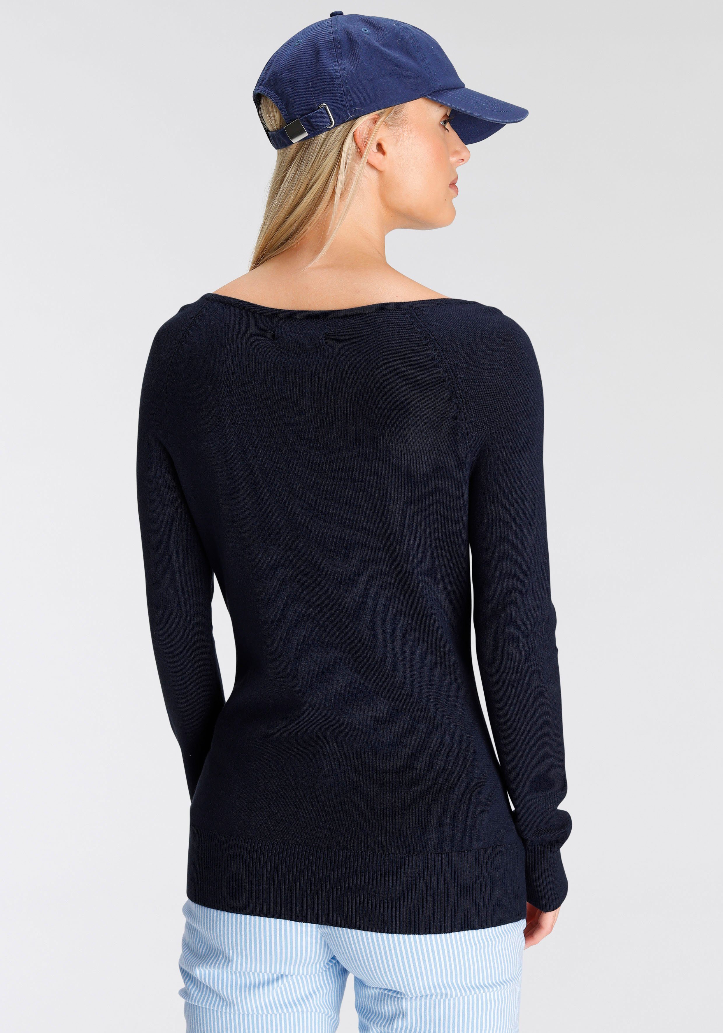 DELMAO Streifenpullover mit maritimen Details --NEUE MARKE!