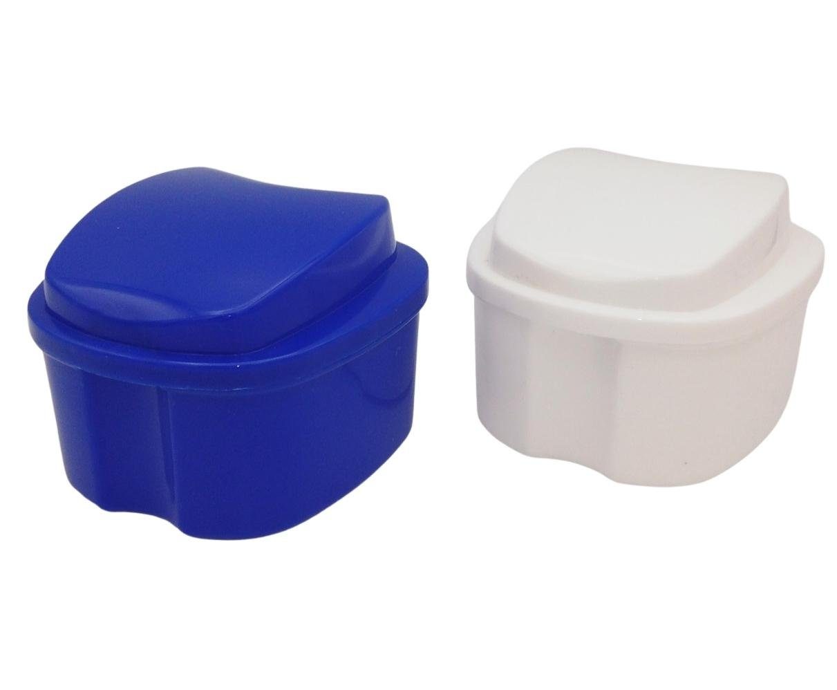 Radami Zahndose Zahnprothesen Box Prothesendose Gebissdose Sieb 2x