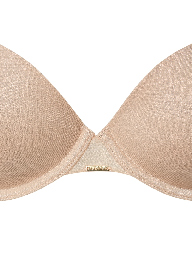 Bügel-BH mit Effektgarn in beige