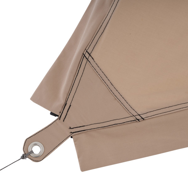 VERBINDBARES SONNENSEGEL TC-ZIP-PROTECT CANVAS SINGLE - Tarp