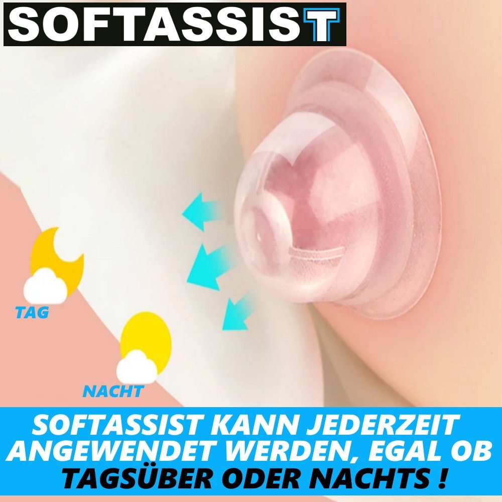 MAVURA BH-Stilleinlagen SOFTASSIST Premium Brustwarzenformer Stillhelfer Stillhilfe Hilfe, Schlupfwarzen Korrektur Selbsthaftend Hautfreundlich [2er Set]