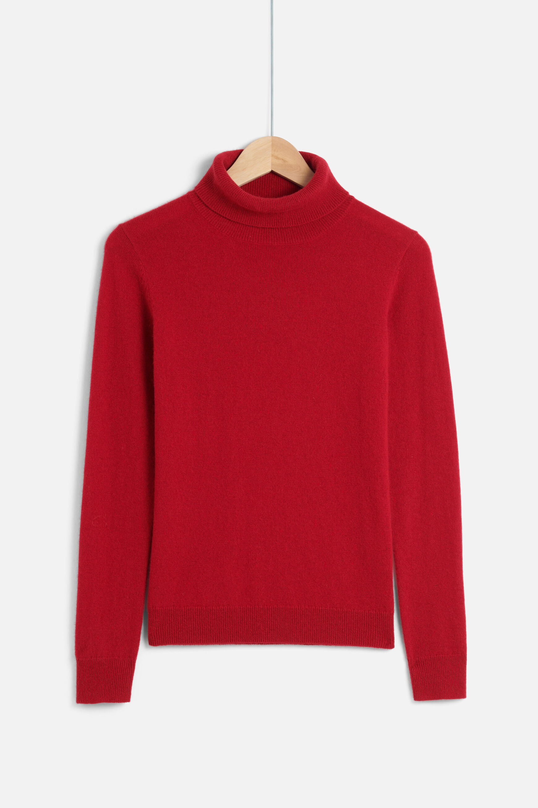 pull dylan b 100% cachemire rouge fonce femme