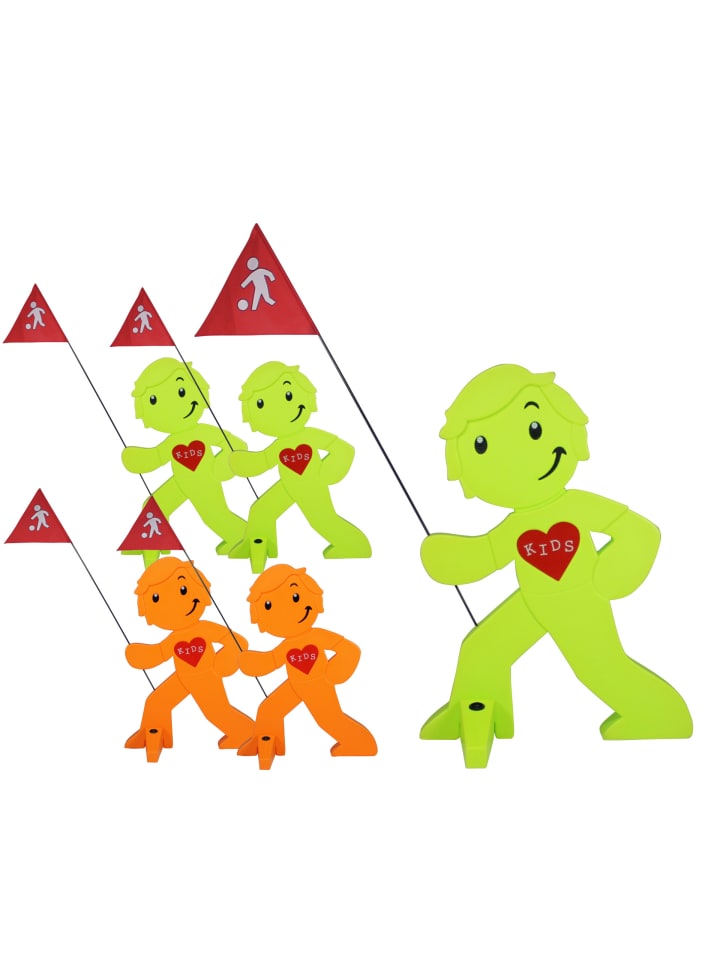 StreetBuddy StreetBuddy Warnfigur in Grün und Orange, 5-er Pack (3/2) günstig kaufen onesize