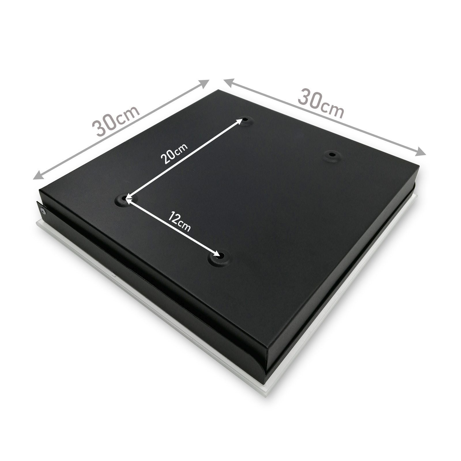 Primedeco Schlüsselkasten Magnetpinnwand mit Glasfront Metallische Form (1 St)